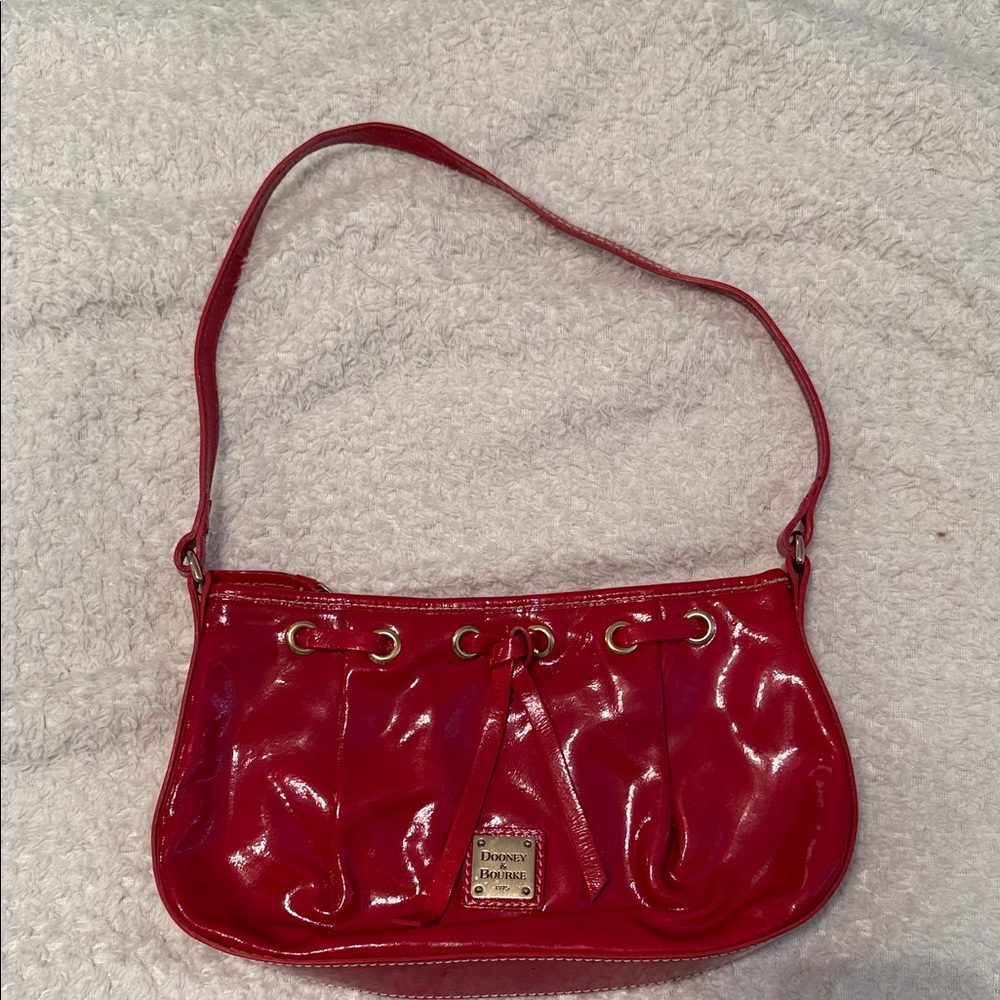 Dooney & Bourke Patent Leather Red Shoulder Bag